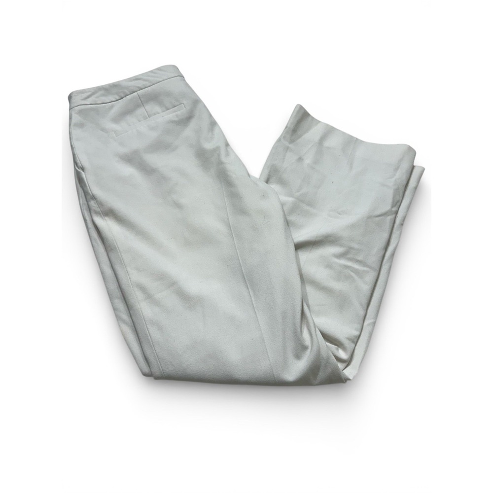 Calvin Klein Womens Ivory Dress Pants Lined Career Suit Trousers